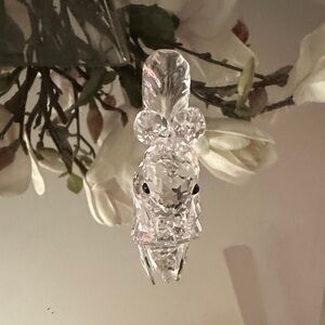 Swarovski Crystal Bird with Silver Details